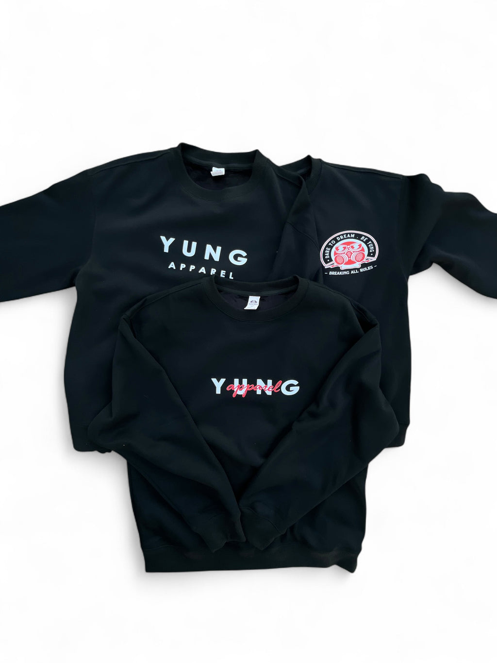 BREAKING ALL RULES CREW NECK SWEATER