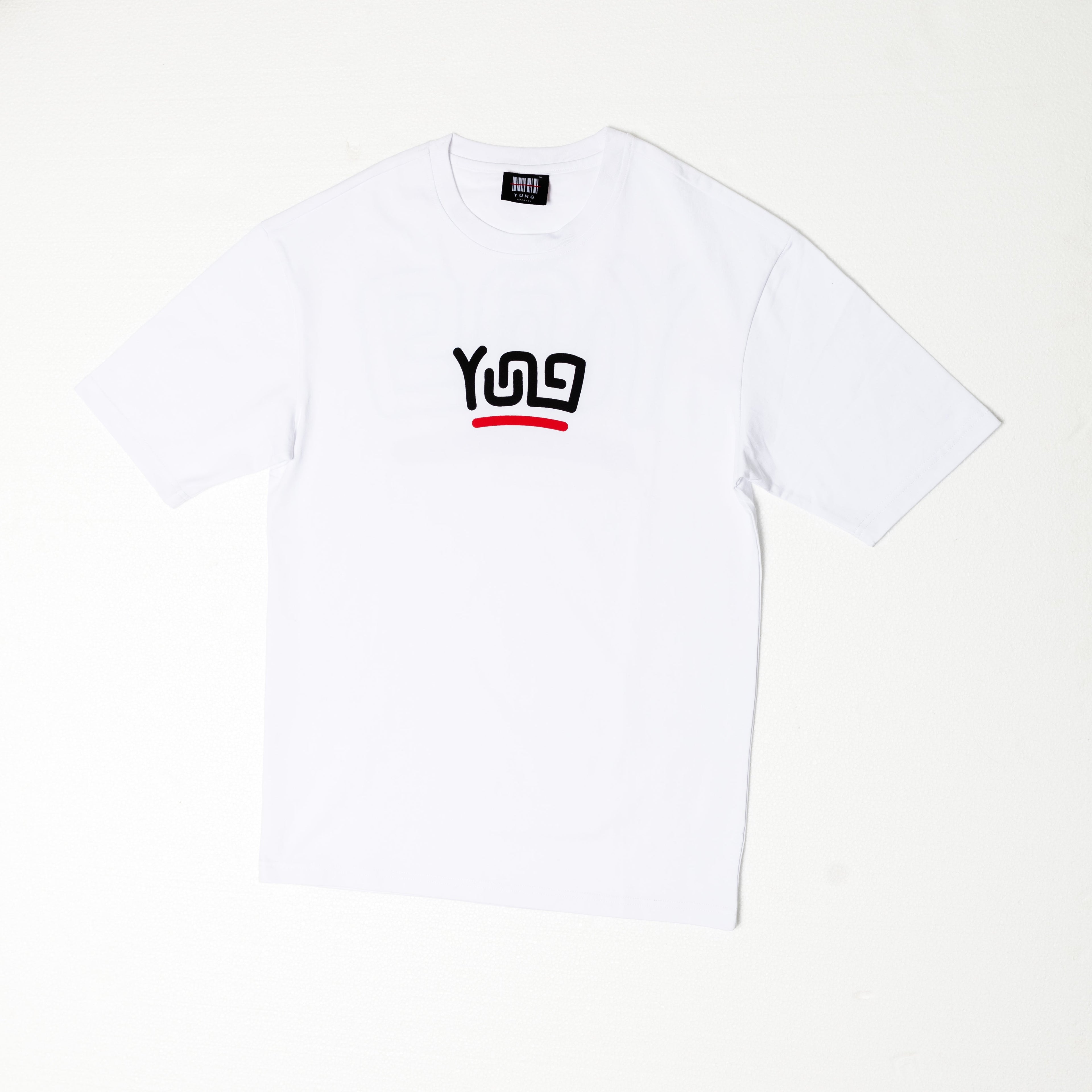 White t-shirt with a logo on a white background
South Africa