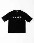 Black t-shirt with 'YUNG APPAREL' text on a white background
Streetwear South Africa