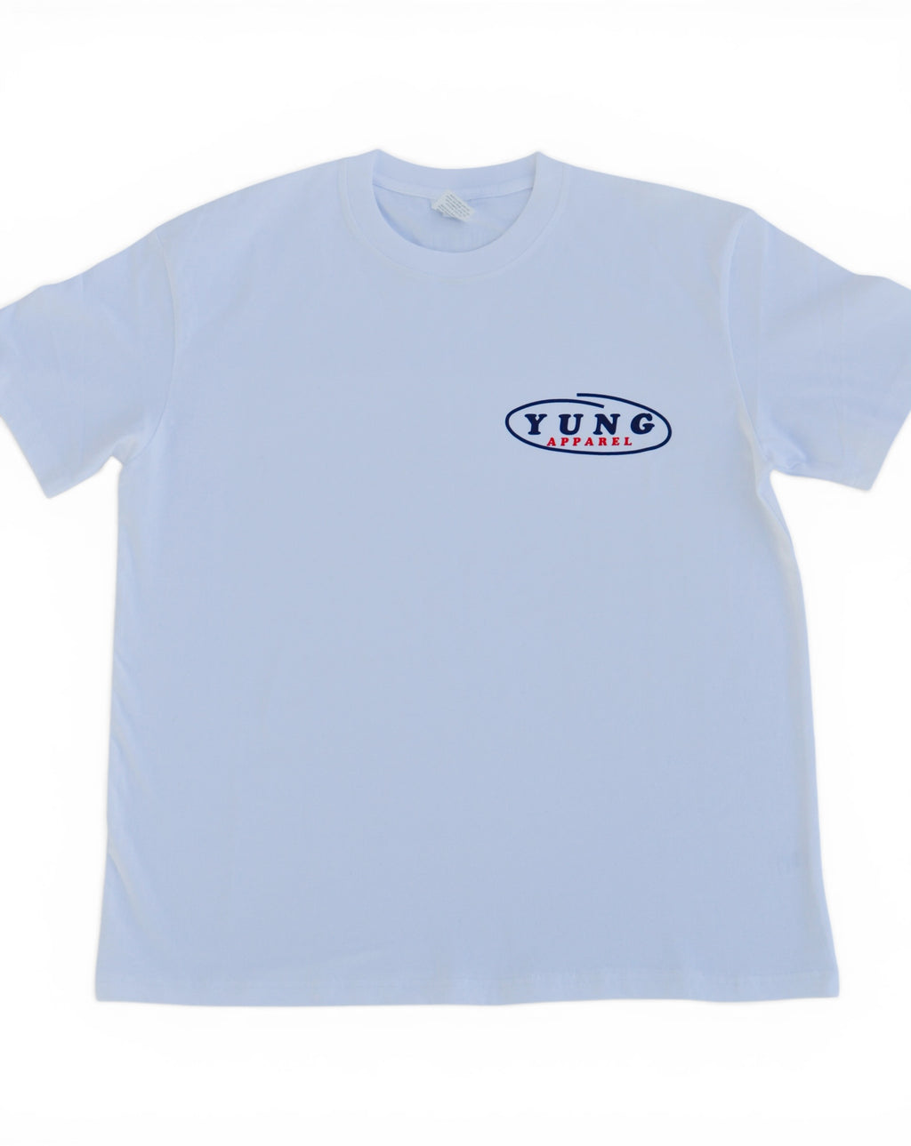 Y U N G t-shirt with 'YUNG APPAREL' logo on a white background
Streetwear South Africa