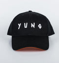 Black cap with 'YUNG' text on a white background
Streetwear South Africa